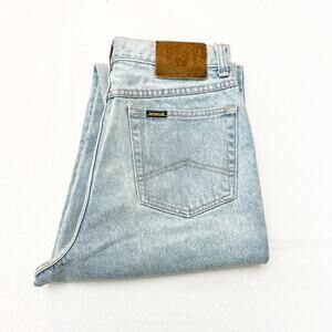 Texwood Light Wash Denim Jeans Vintage Mom Style Cropped Pants Size 28